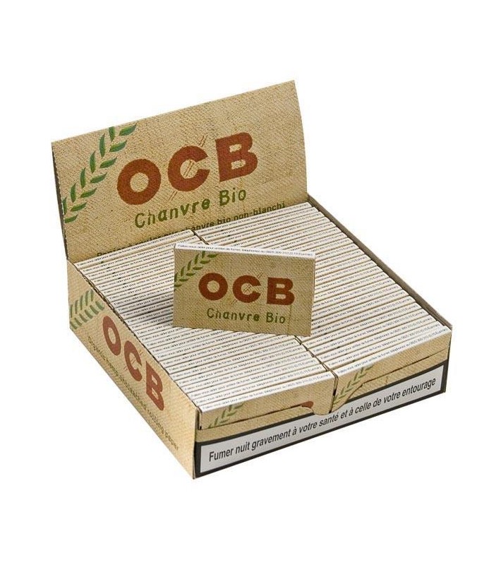 REGULAR CHANVRE BIO OCB - Boite de 50 Carnets de feuilles à rouler