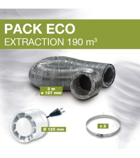 PACK EXTRACTION ECO 190M3/H - Ø125mm