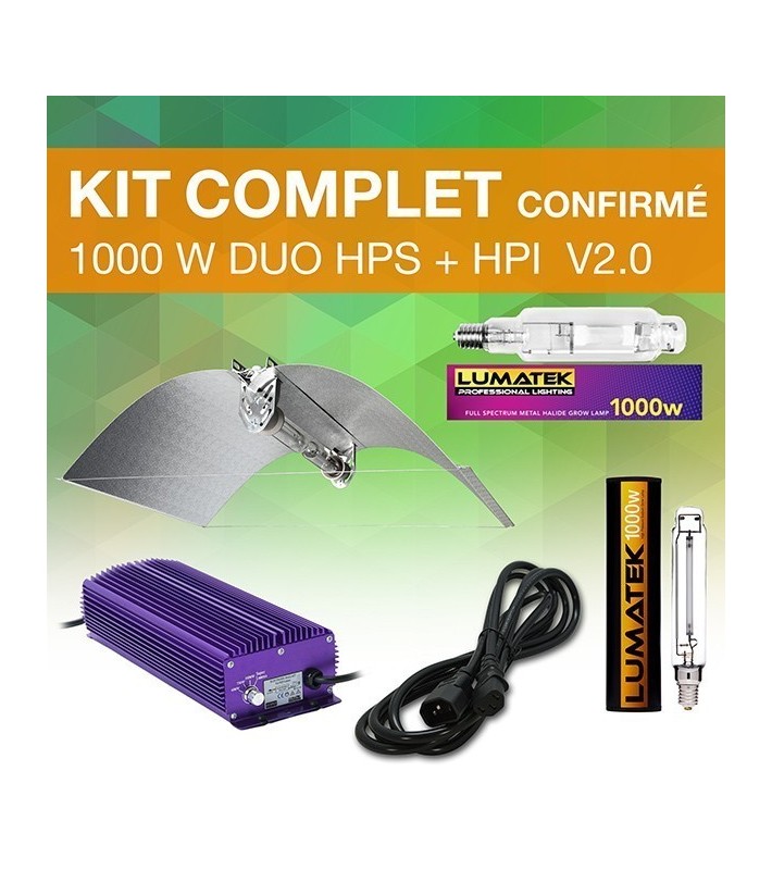 Kit complet 1000W DUO HPS/HPI CONFIRME * V2.0