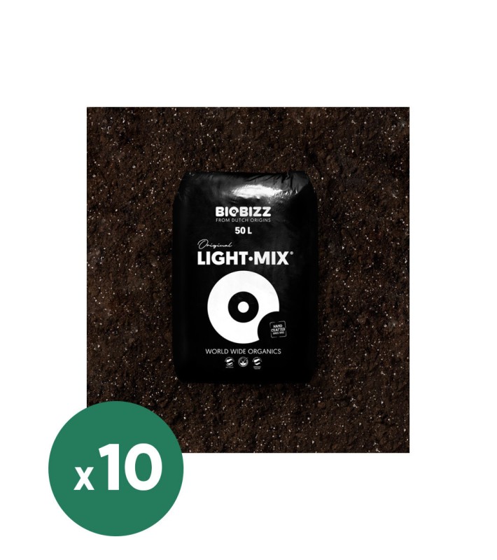 10 SACS DE LIGHT MIX 50 L BIOBIZZ *FRAIS DE PORT FIXE 39 €