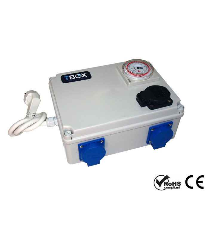 Relais minuteur 4x630W + prise chauffage TEMPO BOX