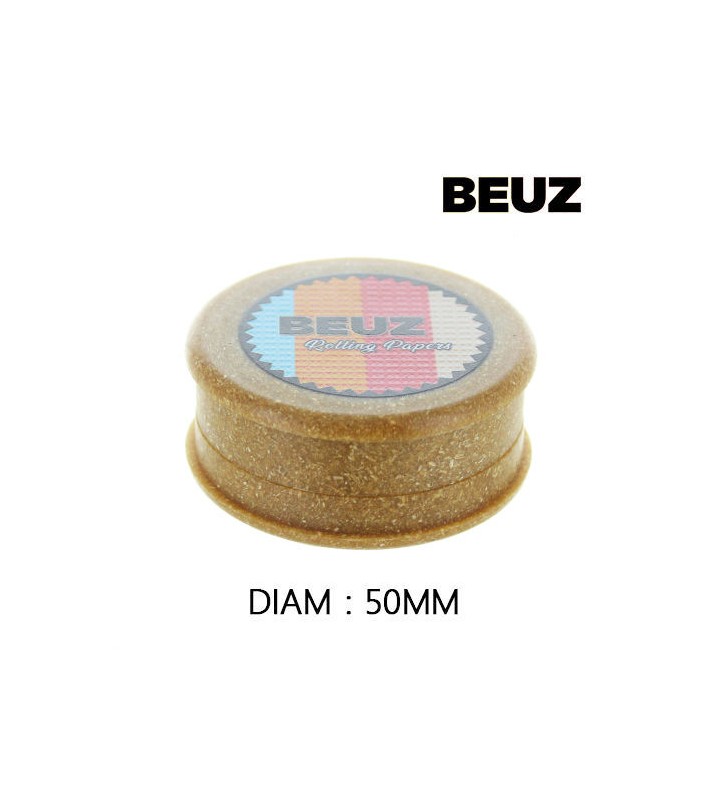 BEUZ - Moulin Organic Brown 50mm en 3 parties avec réservoir / en chanvre