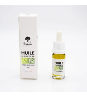 Huile 5% CBD 5% CBN - Nobilis Product - 10ml