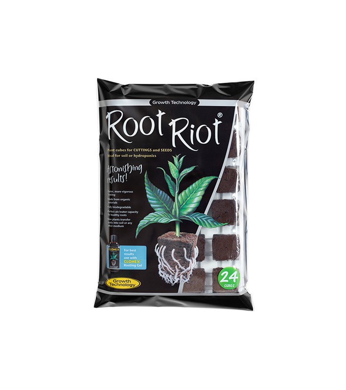 Root Riot Plateau de propagation 24 cubes