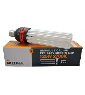 Ampoule CFL 125W Floraison Ortica 2700K