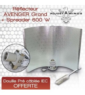 Réflecteur Adjust-A-Wing® AVENGER Grand + Spreader ALU