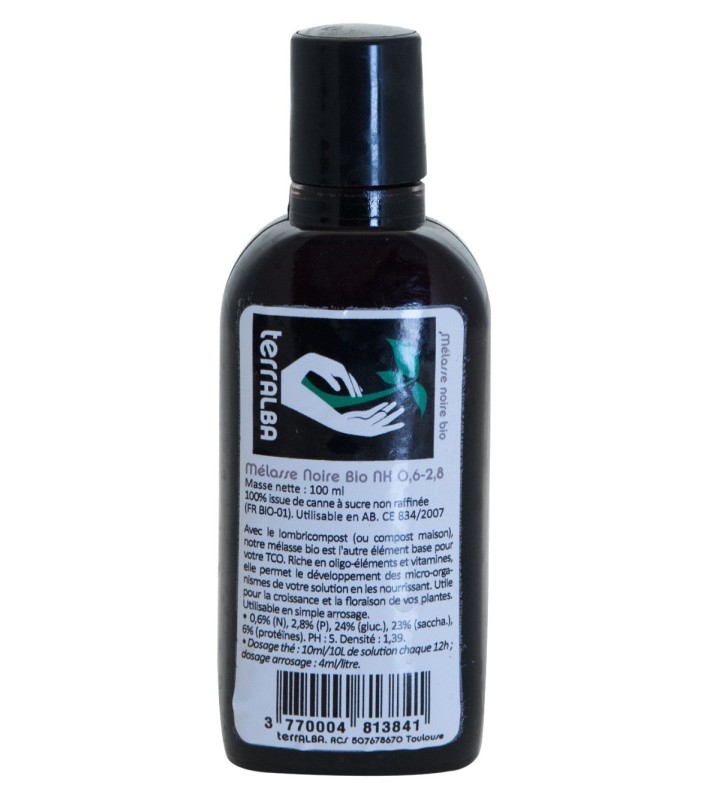 Mélasse noire Bio - 100ml