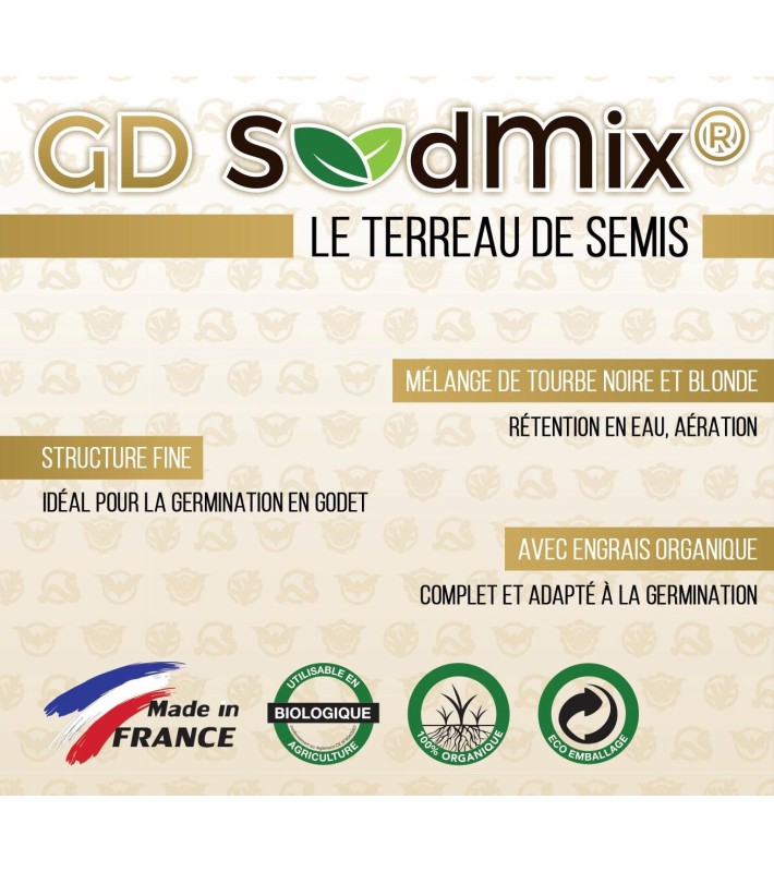 Terreau de semis -Gd SeedMix® - UAB - 2,5L-GUANODIFF