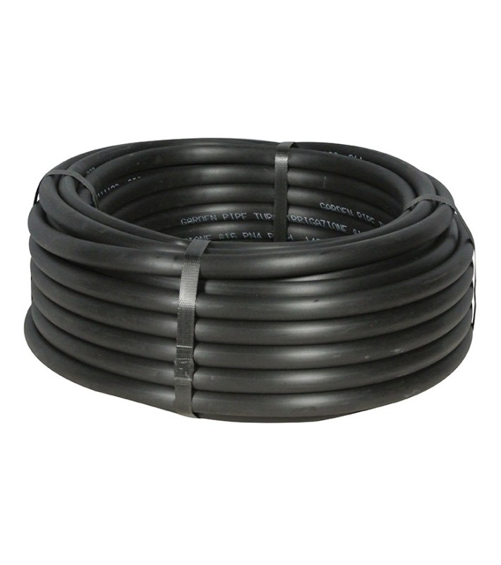 Couronne Tuyau PET noir Ø13,6-16mm / Rouleau de 25m