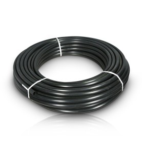 Couronne Tuyau PET noir Ø17,4-20mm /  Rouleau de 50m