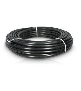 Couronne Tuyau PET noir Ø17,4-20mm /  Rouleau de 50m