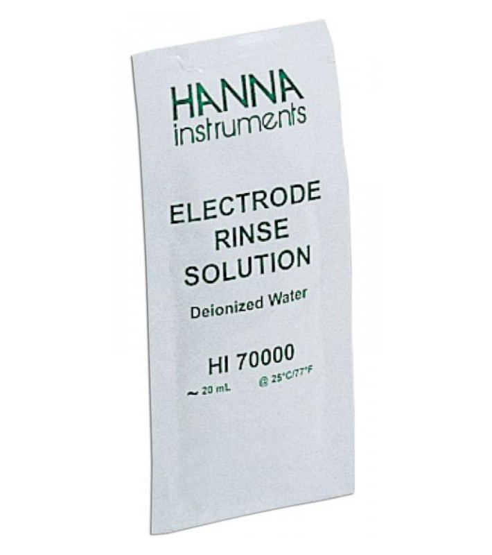 Solution de rinçage pour électrodes 20 mL HI700000P/5