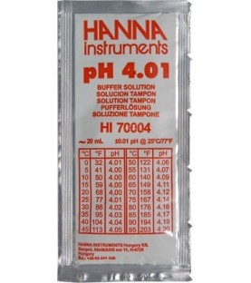 Solution d'étalonnage HANNA pH4.01 - 20 mL  HI70004P