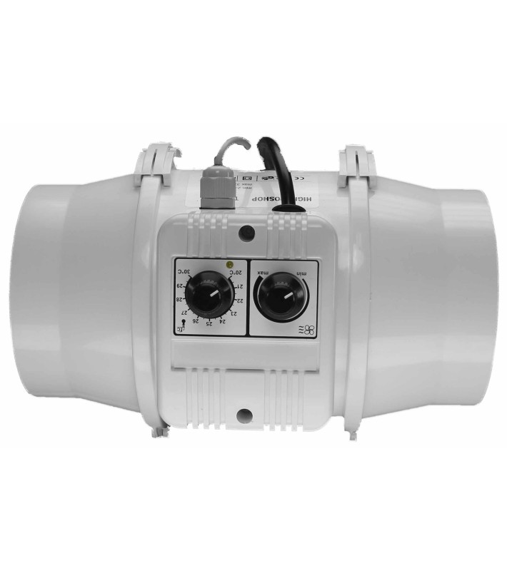 Extracteur TT-UN - Ø125mm - 280m3/H - Thermostat/Variateur pré câblé