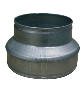 Réduction métal Ø125mm - Ø160mm