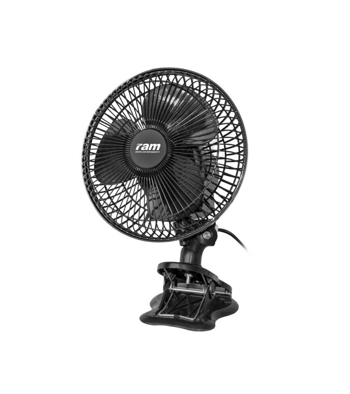 Ventilateur clip oscillant 2 vitesses 20 W RAM