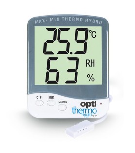 Thermomètre PREMIUM  Hygro Digital - Sonde ext T°/ humid OPTITHERMO