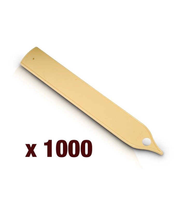 Etiquettes Rigides de 10cm  IVOIRE/ 1000 Pcs