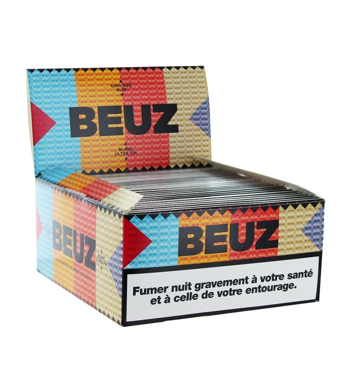 BEUZ - Boite de 50 Carnets de feuilles SLIM blanches