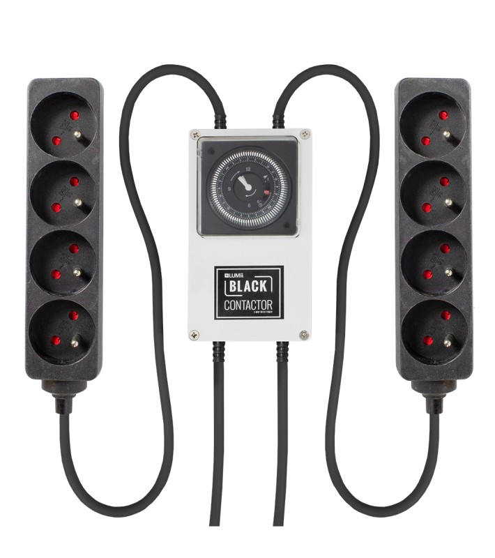 Contacteur Timer 8X600W Lumii Black