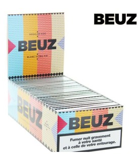 BEUZ - Boite de 25 carnets de feuilles regular blanches