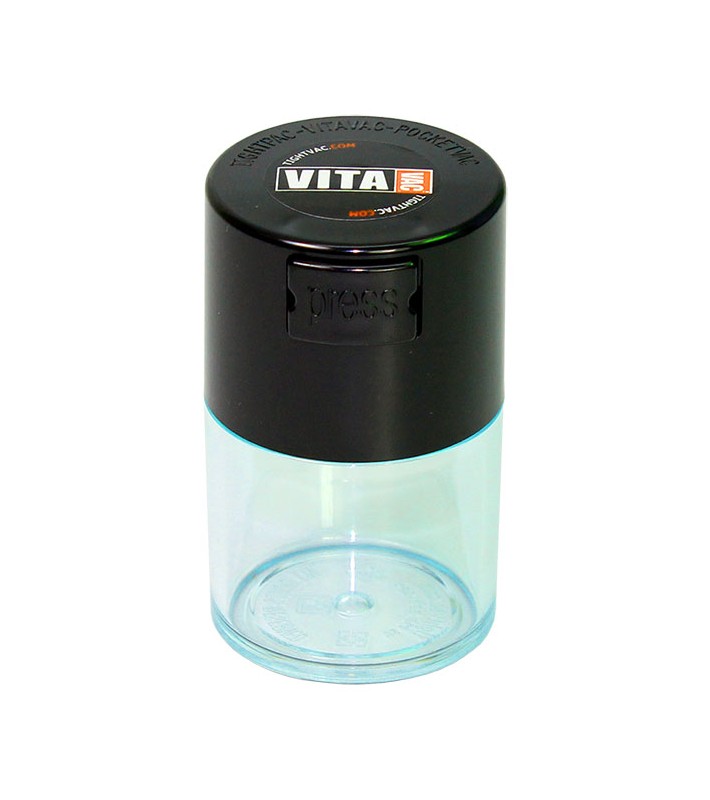 Boite VITAVAC Couvercle Noir / Corps Transparent 0.06L 20g