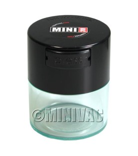 Boite MINIVAC Couvercle Noir / Corps Transparent  0,12L 40g