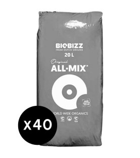 40 sacs de terreaux ALL MIX 20 L - BIOBIZZ