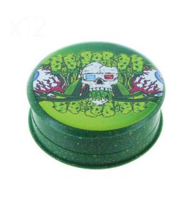 BEUZ - Moulin Skeleton 50mm en 3 parties avec réservoir / en chanvre