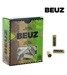 BEUZ - Boite de 120 filtres pré-roulés marron