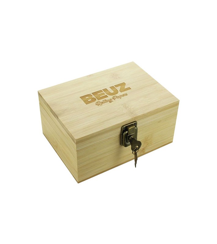 Boîte de rangement Beuz MagicBox en bois de bambou 18 x 13 x 9cm