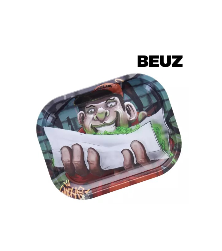 BEUZ - Plateau de roulage Rolling métal 18x14cm