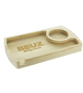 Plateau de roulage Beuz en bois de bambou 23 x 13 x 2,5cm