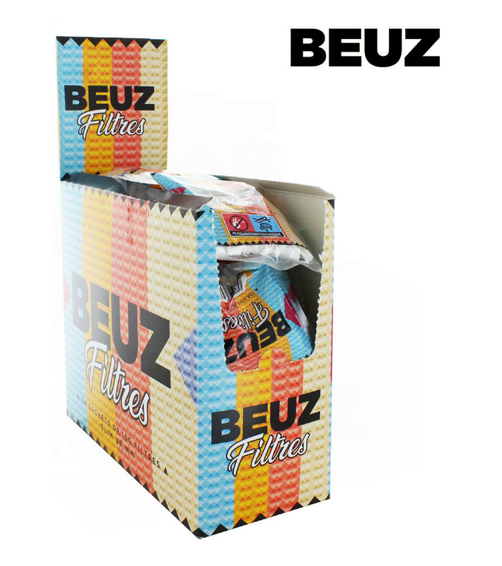 BEUZ - Filtres Slim (34 sachets/boite) taille 6mm / 150 filtres par paque