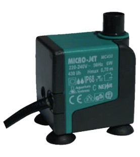 Pompe à eau Micro-Jet réglables MC 450 170-430L/H  fin de série
