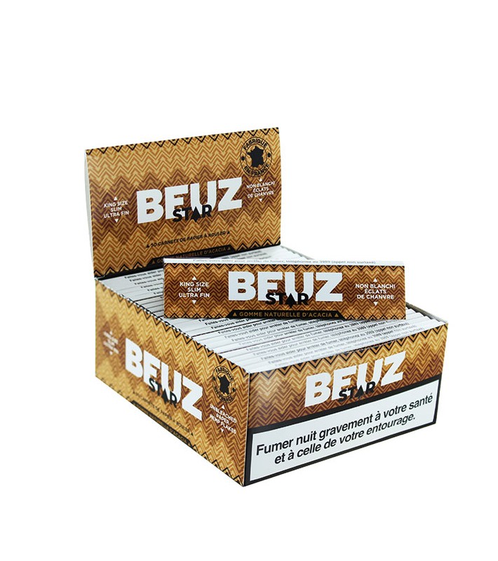BEUZ - Boite de 50 carnets de feuilles BEUZ STAR SLIM