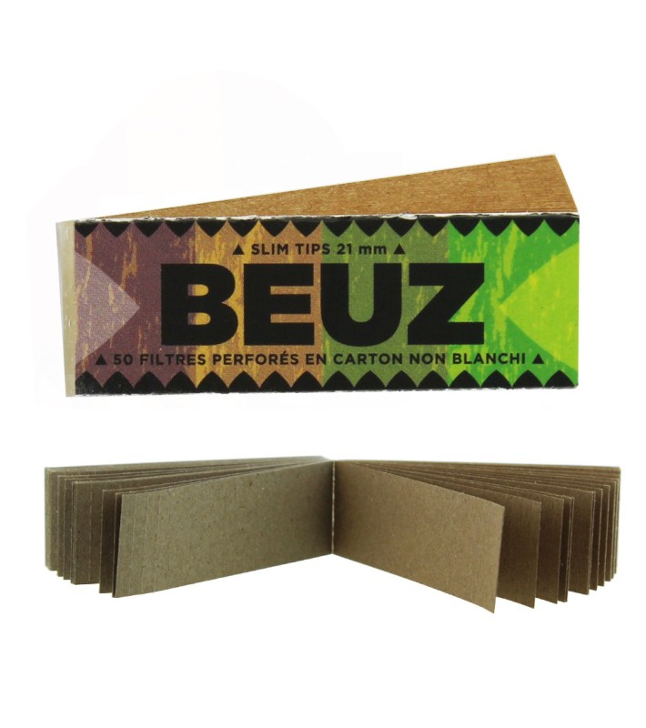 BEUZ - Carnet de filtres cartons marron