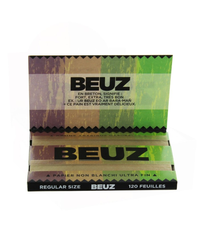 BEUZ - Carnet de feuilles régular marron