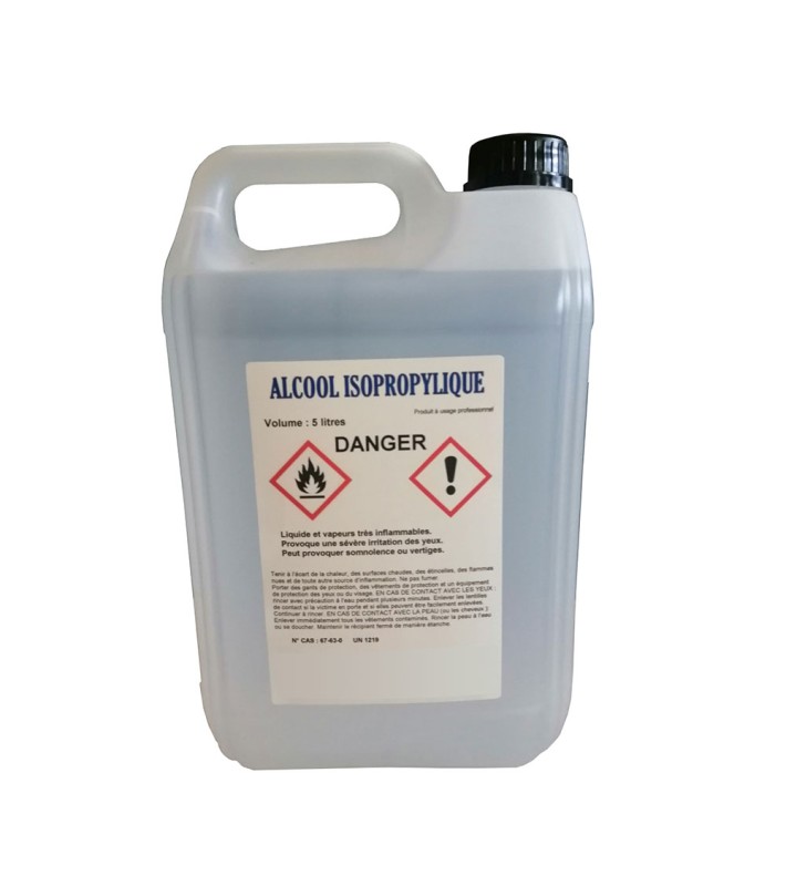 IPA Alcool isopropylique en 5 litres