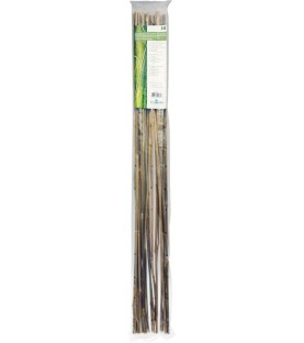Tuteur en bambou de 120cm (paquet de 25 pièces)