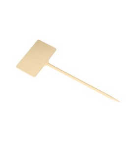 Etiquettes Rigides Carrées 12 cm par 7 (Blister)