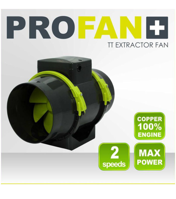 Extracteur TTMAX 150 - 2 vitesses405-520m3/H câblé - Garden HIGHPRO